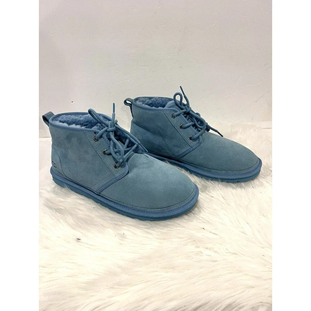 UGG NEUMEL 3236 FRESHWATER BLUE MENS CHUKKA ANKLE BOOT SIZE 11 US AUTHENTIC NEW